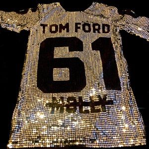 Sequin Tom Ford shirt. Not Authentic.